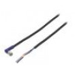 Kabel: pro snímače/automatizaci M8 PIN: 4 úhlový 2m zástrčka