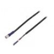 Kabel: pro snímače/automatizaci M8 PIN: 4 přímý 2m zástrčka