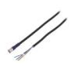 Kabel: pro snímače/automatizaci M8 PIN: 4 přímý 5m zástrčka