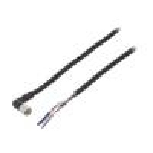 Kabel: pro snímače/automatizaci M8 PIN: 4 úhlový Dél: 5m 1A XS3