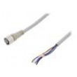 Kabel: pro snímače/automatizaci M12 PIN: 4 přímý 5m zástrčka