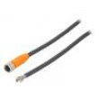Kabel: pro snímače/automatizaci M12 PIN: 8 přímý 10m zástrčka