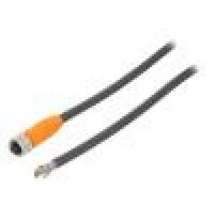 Připojovací kabel M12 PIN: 8 přímý 10m zástrčka 4A -25÷80°C