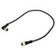 Kabel: pro snímače/automatizaci PIN: 8 s kovovou maticí 2A PVC