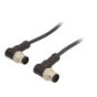 Kabel: pro snímače/automatizaci PIN: 8 s kovovou maticí 2A PUR