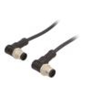 Kabel: pro snímače/automatizaci PIN: 8 s kovovou maticí 2A PUR