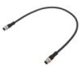 Kabel: pro snímače/automatizaci PIN: 12 s kovovou maticí 1,5A