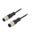 Kabel: pro snímače/automatizaci PIN: 4 s kovovou maticí 4A PUR