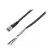 Kabel: pro snímače/automatizaci M8 PIN: 4 přímý 5m zástrčka 1A