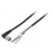 Kabel: pro snímače/automatizaci M8 PIN: 4 úhlový 2m zástrčka