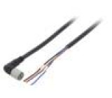Připojovací kabel M8 PIN: 4 úhlový 2m zástrčka 1A -25÷70°C