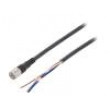 Kabel: pro snímače/automatizaci M8 PIN: 4 přímý 2m zástrčka 1A
