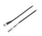 Kabel: pro snímače/automatizaci M8 PIN: 4 přímý 5m zástrčka 1A