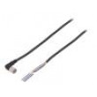 Kabel: pro snímače/automatizaci M8 PIN: 4 úhlový 2m zástrčka