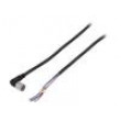 Připojovací kabel M8 PIN: 4 úhlový 5m zástrčka 1A -25÷70°C
