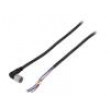 Kabel: pro snímače/automatizaci M8 PIN: 4 úhlový 5m zástrčka