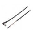 Kabel: pro snímače/automatizaci M8 PIN: 4 úhlový 5m zástrčka