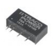 TBA1-1212E Převodník: DC/DC 1W Uvst: 10,8÷13,2V Uvýst: 12VDC Ivýst: 84mA