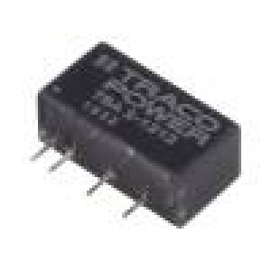 TBA2-1212 Převodník: DC/DC 2W Uvst: 10,8÷13,2V Uvýst: 12VDC Ivýst: 165mA