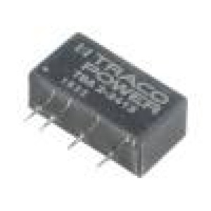 TBA2-2413 Převodník: DC/DC 2W Uvst: 21,6÷26,4V Uvýst: 15VDC Ivýst: 130mA
