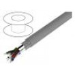 Vodič CSA CMG FT4,UL AWM 2464,UL CL2,VW-1 5x2x28AWG stíněný