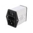 Konektor napájecí AC zásuvka vidlice 6A 250VAC IEC 60320