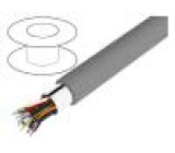 Vodič CSA CMG FT4,UL AWM 2464,UL CM 10x2x24AWG stíněný PVC