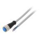 Kabel: pro snímače/automatizaci M12 PIN: 4 přímý 5m zástrčka