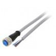 Kabel: pro snímače/automatizaci M12 PIN: 5 přímý 2m zástrčka