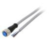 Kabel: pro snímače/automatizaci M12 PIN: 5 přímý 2m zástrčka