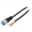 Kabel: pro snímače/automatizaci M12 PIN: 5 přímý 5m zástrčka