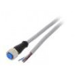 Kabel: pro snímače/automatizaci M12 PIN: 5 přímý 5m zástrčka