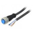 Připojovací kabel M12 PIN: 5 přímý 10m zástrčka 125VAC 4A
