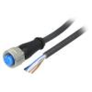 Kabel: pro snímače/automatizaci M12 PIN: 5 přímý 10m zástrčka