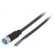 Kabel: pro snímače/automatizaci M8 PIN: 3 přímý 2m zástrčka