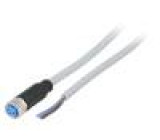 Připojovací kabel M8 PIN: 3 přímý 2m zástrčka 60VAC 4A IP67