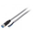 Kabel: pro snímače/automatizaci M8 PIN: 4 přímý 5m zástrčka