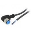 Kabel: pro snímače/automatizaci M12 PIN: 4 úhlový 5m zástrčka