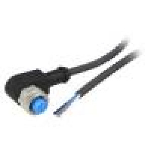 Kabel: pro snímače/automatizaci M12 PIN: 4 úhlový 5m zástrčka