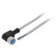Kabel: pro snímače/automatizaci M12 PIN: 4 úhlový 10m zástrčka