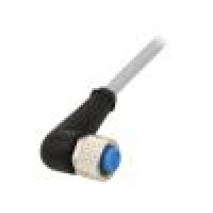 Kabel: pro snímače/automatizaci M12 PIN: 5 úhlový 5m zástrčka