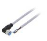 Kabel: pro snímače/automatizaci M8 PIN: 3 úhlový 2m zástrčka