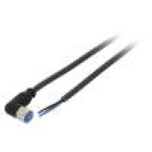 Kabel: pro snímače/automatizaci M8 PIN: 3 úhlový 10m zástrčka