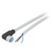 Kabel: pro snímače/automatizaci M8 PIN: 3 úhlový 10m zástrčka