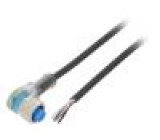 Kabel: pro snímače/automatizaci M12 PIN: 4 úhlový 2m zástrčka