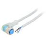 Kabel: pro snímače/automatizaci M12 PIN: 4 úhlový 2m zástrčka