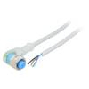 Připojovací kabel M12 PIN: 4 úhlový 2m zástrčka 4A -30÷80°C