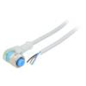 Kabel: pro snímače/automatizaci M12 PIN: 4 úhlový 2m zástrčka