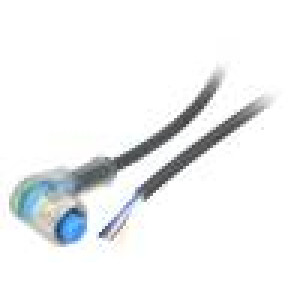 Kabel: pro snímače/automatizaci M12 PIN: 4 úhlový 5m zástrčka
