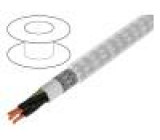 Vodič BiT 500 CY 5G1,5mm2 stíněný PVC průhledná 300/500V
